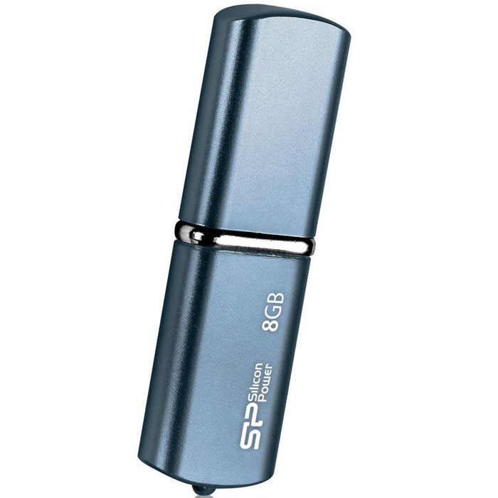 Silicon Power LuxMini 720 8GB, Dark Blue USB-накопительSP008GBUF2720V1D Silicon Power LuxMini 720 8GB, Dark Blue USB-накопительSP008GBUF2720V1DSilicon Power LuxMini 720 отличается уникальным модным дизайном металлического корпуса с блестящей поверхностью и плавными дугообразными краями. Дизайн накопителя и новые цвета - персиковый, ярко-голубой и бронзовый, призваны выразить индивидуальность пользователей. Модель Silicon Power LuxMini 720 удобна в переноске, пользователи могут использовать накопитель в качестве модного аксессуара на связке ключей или на цепочке. USB накопитель доступен емкостью от 4 ГБ до 32 ГБ и отвечает требованиям различных пользователей.