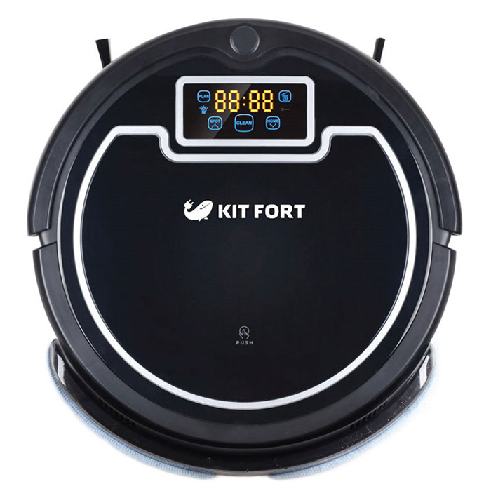Kitfort KT-503 робот-пылесосKT-503 Kitfort KT-503 робот-пылесосKT-503В модели Kitfort КТ-503 турбощетка отсутствует вовсе, а модуль пылесоса обладает большой мощностью всасывания и играет основную роль во время уборки. Всасывающий раструб имеет увеличенные размеры и специальную форму для лучшего всасывания. Пылесос оснащен двумя боковыми щетками, а не одной, как у классических моделей, что увеличивает скорость и качество уборки. Ворс боковых щеток выступает за габариты пылесоса, что позволяет ему собирать пыль вдоль плинтусов, вдоль диванов, около дверных косяков и других подобных объектов. В пылесборнике используется высокоэффективный фильтр HEPA, обеспечивающий хорошую очистку засасываемого воздуха от пыли. Пылесборник легко вынимается: достаточно открыть верхнюю крышку и вытащить пылесборник за специальную ручку. Удаление накопившегося мусора осуществляется легко и непринужденно. Для чистки пылесоса прилагается специальная щеточка. Благодаря отсутствию турбощетки и усовершенствованной конструкции пылесборника уход за...