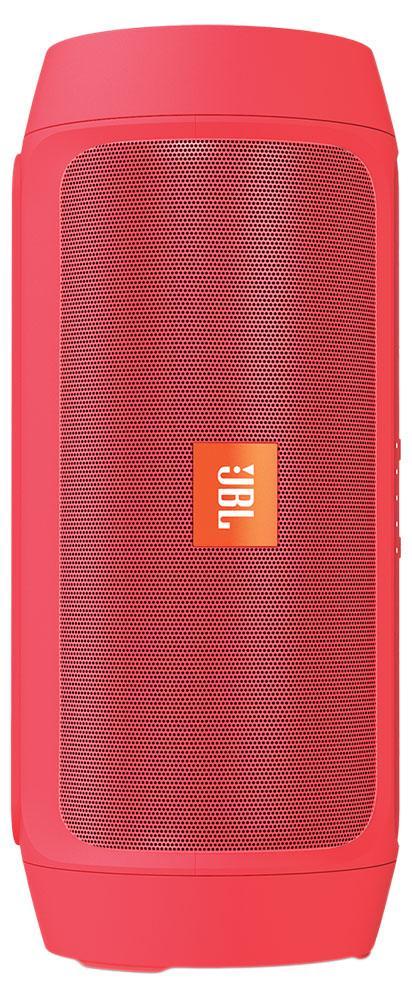 JBL Charge 2+, Red портативная акустическая система6925281906770 JBL Charge 2+, Red портативная акустическая система6925281906770Портативная акустическая система с функцией зарядки, мощностью 2x7,5 Вт, имеет два встроенных в корпус пассивных радиатора, LED-индикацию уровня зарядки батареи, кнопки и режим Social Mode для подключения нескольких устройств. Возможна установка в любом положении (вертикальная или горизонтальная). Преимуществом данной модели являются: прорезиненные торцы и элементы c защитой от брызг, Bluetooth, батарея 6 000 mAH, до 12 часов звучания, зарядка устройства через USB.