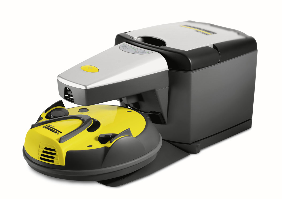 Karcher RC 3000 1.269-101.0 робот-пылесос1.269-101.0 Karcher RC 3000 1.269-101.0 робот-пылесос1.269-101.0Первый в мире полностью автономный робот-пылесос от Karcher. Робот-пылесос от Karcher способен очищать любые распространенные в быту напольные покрытия, в том числе и в Ваше отсутствие. Plug+Clean: достаточно вставить вилку в розетку, включить робот-пылесос, и он будет производить очистку в течение любого желаемого вами времени. Для навигации он использует инфракрасный луч, позволяющий вернуться к базовой станции. Проще не бывает! Аппарат очищает даже труднодоступные участки пола, например, под кроватью, и не требует обслуживания. Собранный роботом-пылесосом мусор автоматически удаляется отсасывающим устройством базы (зарядной станции). Цилиндрическая щетка и всасывающее устройство аппарата RC 3000 обеспечивают очистку на глубину волокон. Интегрированный в нем датчик определяет степень загрязненности пола, в зависимости от которой автоматически выбирается одна из четырех программ чистки. Собственный интеллект RC 3000 позволяет ему выбираться из самых сложных...