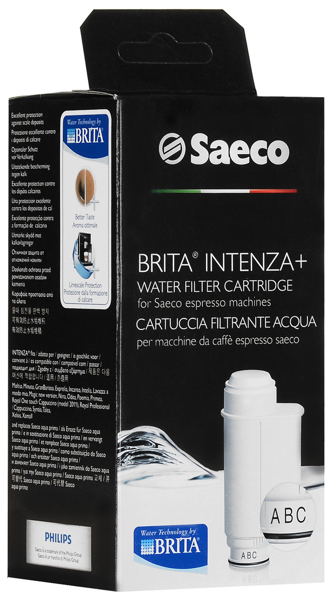 Philips Saeco CA6702/00 Brita Intenza+ фильтр для водыCA6702/00 Philips Saeco CA6702/00 Brita Intenza+ фильтр для водыCA6702/00Инновационный картридж фильтра для воды Philips 6702/00 Brita Intenza + специально разработан для зашиты Вашей любимой эспрессо-кофемашимы Philips Seaco. Он идеально фильтрует воду, усиливая аромат и сохраняя безупречный вкус кофе. Чистая фильтрованная вода для более богатого аромата: Вода - это незаменимый ингредиент, без которого не получится приготовить кофе. Для превосходного вкуса напитка необходимо проводить качественную фильтрацию воды. Именно поэтому все эспрессо-кофемашины Saeco могут быть дополнительно оснащены инновационным фильтром для воды Intenza+. Компания Philips разработала этот фильтр совместно с компанией Brita - ведущим поставщиком бытовых фильтров для воды во всем мире. Просто установите уровень жесткости воды, и передовая технология сделает все остальное. Результат - идеальная вода для приготовления невероятно ароматного эспрессо. Параметры настройки для выбора степени насыщенности аромата: Настройки этой...