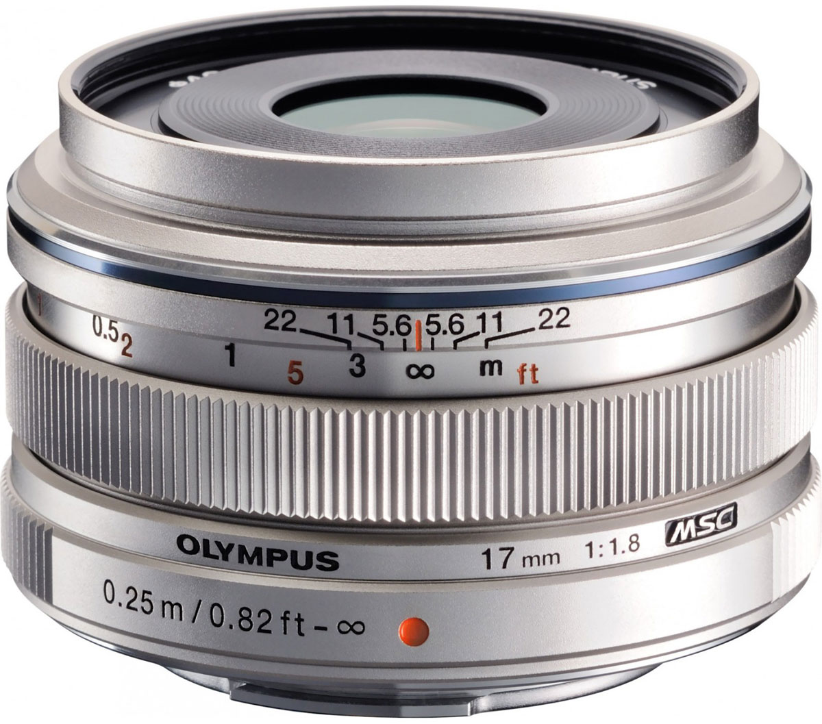 Olympus M.Zuiko Digital 17mm f/1.8, Silver объективV311050SE000 Olympus M.Zuiko Digital 17mm f/1.8, Silver объективV311050SE000Объектив Olympus M.Zuiko Digital 17мм 1:1,8 (34мм) гарантирует отличное качество, оставаясь при этом невероятно компактным и легким. Высокая светосила 1:1,8 позволит не только получить отличное размытие фона, но и обеспечит отличный результат при низком освещении без использования штатива. Дополнительную поддержку обеспечит встроенный стабилизатор камер Olympus стандарта Микро 4/3. Помимо потрясающей светосилы 1:1,8 этот премиальный объектив стандарта Микро 4/3 предлагает широкий угол обзора, уникальный механизм фокусировки для спонтанной съемки, поддержку технологии MSC для бесшумной фокусировки при съемке видео и покрытие линз ZERO. Особенности: Механизм фокусировки для спонтанной съемки Высокоскоростной автофокус с технологией MSC Высококачественный металлический корпус Покрытие линз ZERO (Zuiko Extra-low Reflection Optical) Отличные возможности съемки при низком освещении и красивое боке