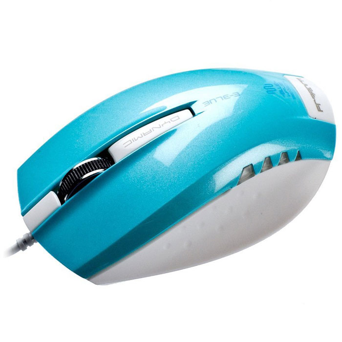 E-Blue EMS102 Dynamic,Blue мышь проводнаяEMS102BL E-Blue EMS102 Dynamic,Blue мышь проводнаяEMS102BLПроводная компьютерная мышь E-Blue EMS102 Dynamic безусловно станет для вас незаменимым помощником. Компактные размеры делают эту мышь очень удобной для работы с ноутбуком, поскольку она занимает совсем мало места в сумке. Металлическое колесо прокрутки обеспечивает максимальное удобство во время длительной работы за компьютером.