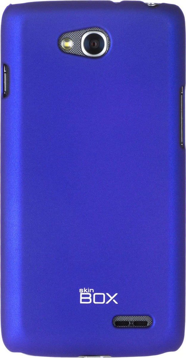 Skinbox 4People чехол для LG L90 Dual, BlueT-S-LL90-002 Skinbox 4People чехол для LG L90 Dual, BlueT-S-LL90-002Чехол - накладка Skinbox 4People для LG L90 Dual бережно и надежно защитит ваш смартфон от пыли, грязи, царапин и других повреждений. Чехол оставляет свободным доступ ко всем разъемам и кнопкам устройства. В комплект также входит защитная пленка на экран.