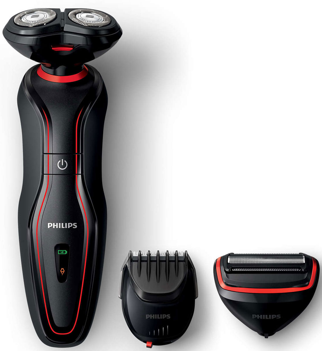 Philips S738/17 электробритваS738/17 Philips S738/17 электробритваS738/17Электробритва Philips S 738/17 3 в 1 поможет вам решить сразу три задачи: гладкое бритье, идеально ровная щетина и уход за телом. В комплект входят три насадки: для бритья, подравнивания и ухода за телом. Просто выберите и установите нужную насадку. Благодаря системе SmartClick систему Click&Style можно легко превратить в бритву, триммер для бороды или триммер для тела. Для создания завершенного образа просто установите нужную насадку. Чтобы воспользоваться бритвой, триммером для бороды или триммером для тела, просто установите нужную насадку на ручку. По окончании работы снимите насадку. Для гладкого бритья волос на лице используйте бритву. Для создания идеально ровной щетины используйте триммер. Хотите выглядеть безупречно? Тогда триммер для тела станет для вас идеальным решением. Одно устройство — любой образ. Philips S 738/17 предусматривает как удобное сухое бритье, так и влажное бритье с кремом. Двойная вращающаяся бритвенная насадка обеспечивает...
