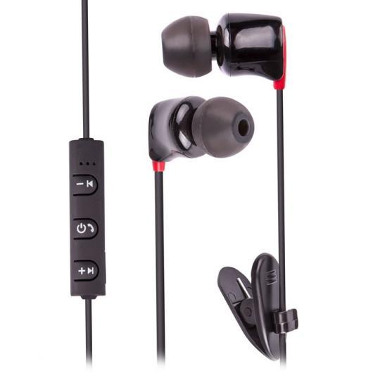 Ritmix RH-430BTH, Black беспроводная гарнитура15118039 Ritmix RH-430BTH, Black беспроводная гарнитура15118039Ritmix RH-430BTH – беспроводная внутриканальная стереогарнитура с качественным звуком, идеальная для использования вместе со смартфонами, планшетами и mp3-плеерами. Устройство работает по протоколу Bluetooth 4.1 и позволяет не только переключаться в режим входящего звонка, но и управлять воспроизведением музыки.Ritmix RH-430BTH идеально подойдут для всех любителей активного образа жизни благодаря своей комфортной посадке и специальному шейному ободку.
