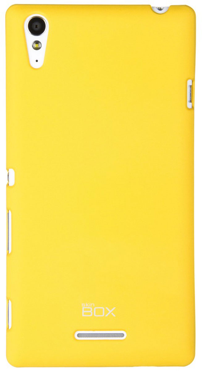 Skinbox 4People чехол для Sony Xperia T3, YellowT-S-SXT3-002 Skinbox 4People чехол для Sony Xperia T3, YellowT-S-SXT3-002Чехол-накладка Skinbox 4People для Sony Xperia T3 бережно и надежно защитит ваш смартфон от пыли, грязи, царапин и других повреждений. Чехол оставляет свободным доступ ко всем разъемам и кнопкам устройства. В комплект также входит защитная пленка на экран.