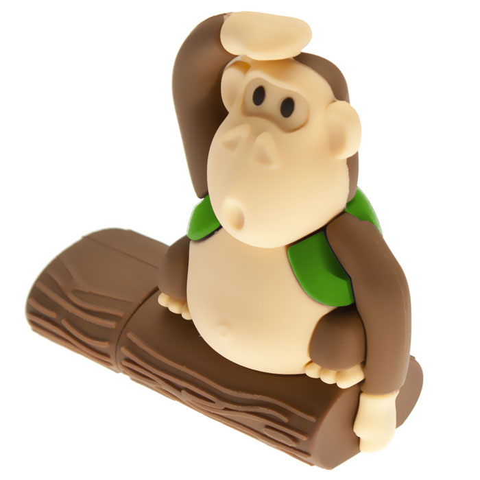 USBSOUVENIR Monkeytree 64GB, Green USB-накопительAP-MONKEYTREE-64GB-GR USBSOUVENIR Monkeytree 64GB, Green USB-накопительAP-MONKEYTREE-64GB-GRUSB-накопитель USBSOUVENIR Monkeytree выполнен в виде забавной обезьянки сидящей на дереве. Резиновый корпус с покрытием Soft touch обеспечивает надежную защиту от влаги, пыли и повреждений. Накопитель Monkeytree - отличный выбор современного творческого человека, который любит яркие и нестандартные вещи.