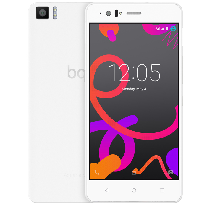 BQ Aquaris M5.5 16+3GB, WhiteC000081 BQ Aquaris M5.5 16+3GB, WhiteC000081Производительный смартфон BQ Aquaris M5.5 оснащен 8-ядерным процессором Qualcomm Snapdragon 615 с частотой 1.5 ГГц. Он работает под управлением Android 5.1 Lollipop и поддерживает высокоскоростной стандарт сотовой связи 4G. Два слота для micro-SIM карт позволяют пользоваться услугами двух разных операторов мобильной связи. Отклик на нажатие был улучшен благодаря сенсору Atmel maXTouch, который увеличивает чувствительность экрана и позволяет без каких-либо помех пользоваться телефоном в перчатках или во влажных условиях. Также этот сенсор может распознавать до 10 одновременных точек нажатия. Использование технологии Quantum Color + позволило достигнуть отличных показателей цветового спектра (почти 90% NTSC). Сам экран покрыт трехслойным покрытием GFF (Glass-Film-Film) с защитным слоем Dragontrail. Фронтальная камера 5 Мпикс с углом обзора 85° и вспышкой позволяет снимать отличные селфи. Основная камера разрешением 13 Мпикс имеет диафрагму f/2.0 и...