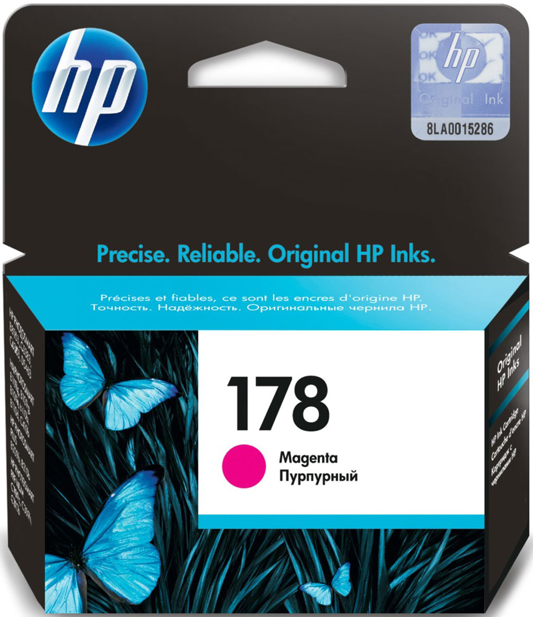 HP CB319HE (178), Magenta картридж для струйных МФУ/принтеровCB319HE HP CB319HE (178), Magenta картридж для струйных МФУ/принтеровCB319HEКартридж HP 178 для струйных принтеров HP Photosmart