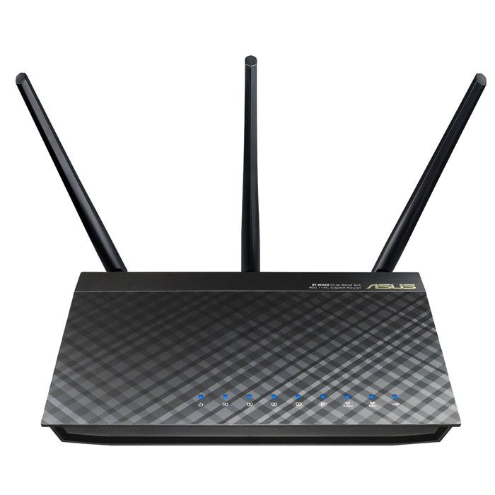 ASUS RT-AC66U маршрутизаторRT-AC66U ASUS RT-AC66U маршрутизаторRT-AC66UДвухдиапазонный маршрутизатор Asus RT-AC66U с поддержкой Wi-Fi 802.11ac и Gigabit Ethernet. Asus RT-AC66U - это не просто беспроводной маршрутизатор, работающий в обоих частотных диапазонах (2,4 и 5 ГГц) и поддерживающий скорость передачи данных до 1,75 Гбит/с (стандарт 802.11ac), но и многофункциональное устройство, которое можно использовать в роли FTP-, DLNA- или принт-сервера. Для реализации на базе этого маршрутизатора доступа к «облачному» хранилищу файлов с современными функциями обеспечения безопасности информации и высокой скоростью обмена данными служит приложение AiCloud, доступное из магазина Google Play для Android-устройств и App Store для устройств на базе iOS. Поддержка самого быстрого стандарта Wi-Fi - 802.11ac: RT-AC66U - это один из первых двухдиапазонных беспроводных маршрутизаторов, совместимых со стандартом 802.11ac, в рамках которого скорость передачи данных в диапазоне 5 ГГц может достигать 1,3 Гбит/с. Поддержка 802.11ac,...