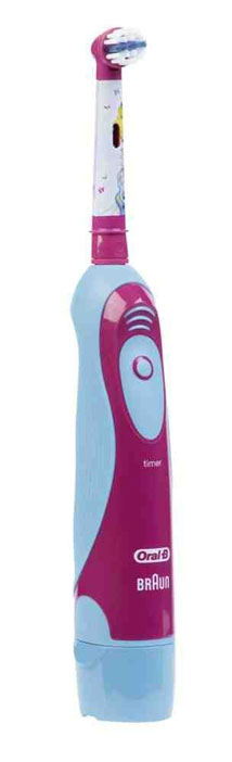 Braun Oral-B Stages Power DB4.510K Принцессы детская электрическая зубная щетка84850536 Braun Oral-B Stages Power DB4.510K Принцессы детская электрическая зубная щетка84850536Детская электрическая зубная щетка Braun DB4010 (DB4.510) обладает очень мягкими, расщепленными на концах щетинками, которые гарантируют очень бережную чистку зубов ребенка, а также массаж его нежных десен. Индикатор заряда батареи: Детская электрическая зубная щетка Braun DB4010 (DB4.510) оснащена удобным световым индикатором заряда батареи. Таким образом, вы всегда будете знать, когда нужно поставить прибор на подзарядку. Специальный дизайн: Детская электрическая зубная щетка Braun DB4010 (DB4.510) выполнена в специальном красочном дизайне, который невероятно привлекателен для каждого современного ребенка.