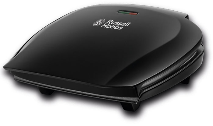 Russell Hobbs 18870-56 электрогриль18870-56 Russell Hobbs 18870-56 электрогриль18870-56Модель электрического гриля Russell Hobbs 18870-56 оснащена мощностью в 1600 Вт, что обеспечивает быстрый нагрев жарочной поверхности прибора и эффективное приготовление самых разнообразных блюд. С Russell Hobbs 18870-56 вы за считанные минуты приготовите мясные стейки, колбаски-гриль, рыбу, ароматные сэндвичи и многое другое. Устройте барбекю, не выходя из дома! Жира меньше на 42% Преимуществом электрического гриля Russell Hobbs 18870-56 является то, что его задние ножки регулируются, что позволяет наклонить гриль при жарке мяса или птицы. По специальным каналам образовавшийся в процессе приготовления жир стекает в отдельный лоток, за счет чего содержание жира в продуктах снижается на 42%. Кроме того, жарочная поверхность гриля обладает антипригарным покрытием - готовить можно без использования масла! Жарочная поверхность Площадь жарочной поверхности гриля Russell Hobbs 18870-56 составляет 510 кв. см, благодаря чему вы можете разместить на ней...