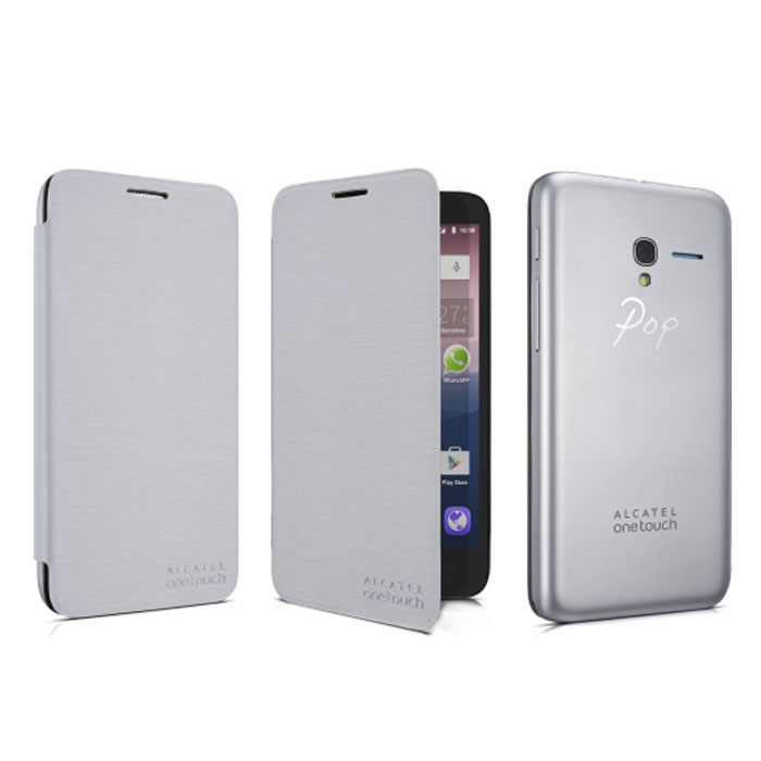 Alcatel чехол для OT-5025 Pop 3, Soft SilverFC5025 Alcatel чехол для OT-5025 Pop 3, Soft SilverFC5025Чехол-книжка Alcatel для OT-5025 Pop 3 с задней крышкой не увеличивает размеры аппарата и служит для надежной защиты смартфона от механических повреждений. Крепится вместо задней крышки смартфона.