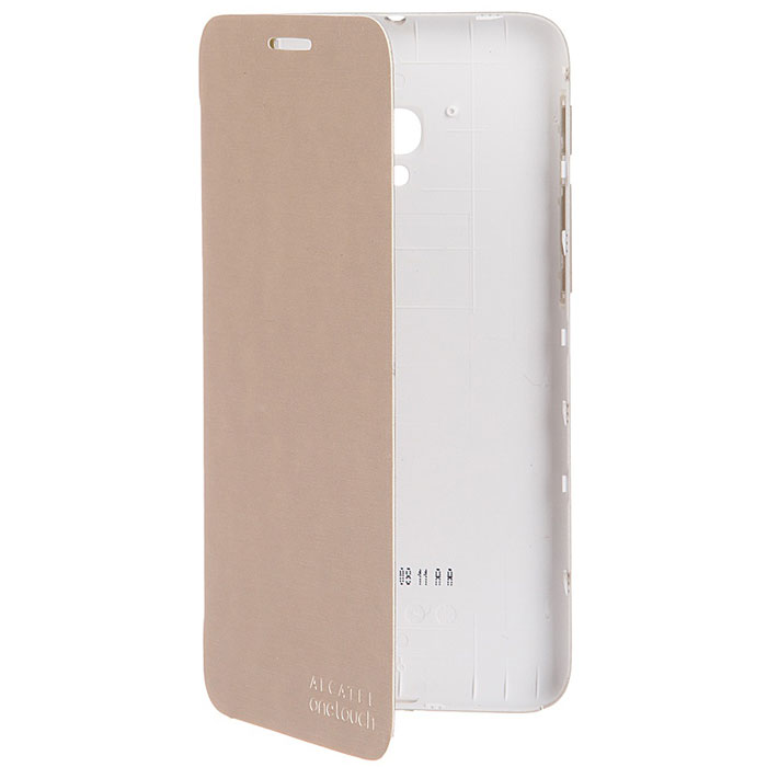 Alcatel чехол для OT-5015D Pop 3, Soft GoldFC5015 Alcatel чехол для OT-5015D Pop 3, Soft GoldFC5015Чехол-книжка Alcatel для OT-5015D Pop 3 с задней крышкой не увеличивает размеры аппарата и служит для надежной защиты смартфона от механических повреждений. Чехол имеет все необходимые технологические вырезы, в то время как дисплей защищен обложкой. Пластиковый бампер крепится на заднюю крышку смартфона.