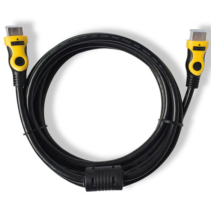CBR CB 260-5 кабель HDMICB 260-5 CBR CB 260-5 кабель HDMICB 260-5CBR CB 260 - кабель для передачи видео высокой четкости и многоканального аудио. Формат HDMI сегодня востребован во многих вариантах использования. Прежде всего - просмотр видео. CBR CB 260 поддерживает версию 1.4 HDMI, что позволяет вывести на экран ТВ или монитор компьютера картинку потрясающей четкости, даже в 3D-формате. Для удобства пользователей подобного домашнего кинотеатра CB 260 выпущен в трех вариантах длины: 1,8 - 3 - 5 метров. Во-вторых, HDMI-кабель может быть использован для постоянного подключения монитора к системному блоку. Современные видео-карты поддерживают такой вариант. Эта опция будет полезна для обладателей серьезных графических и игровых станций. И, в-третьих, CB 260 1.4 HDMI может быть использован для создания Fast Ethernet - соединения (до 100 Мбит/сек). А для того, чтобы добиться максимальной стабильности и защиты сигнала от помех, CBR CB 260 оснащен ферритовыми кольцами. Таким образом, все особенности и характеристики...