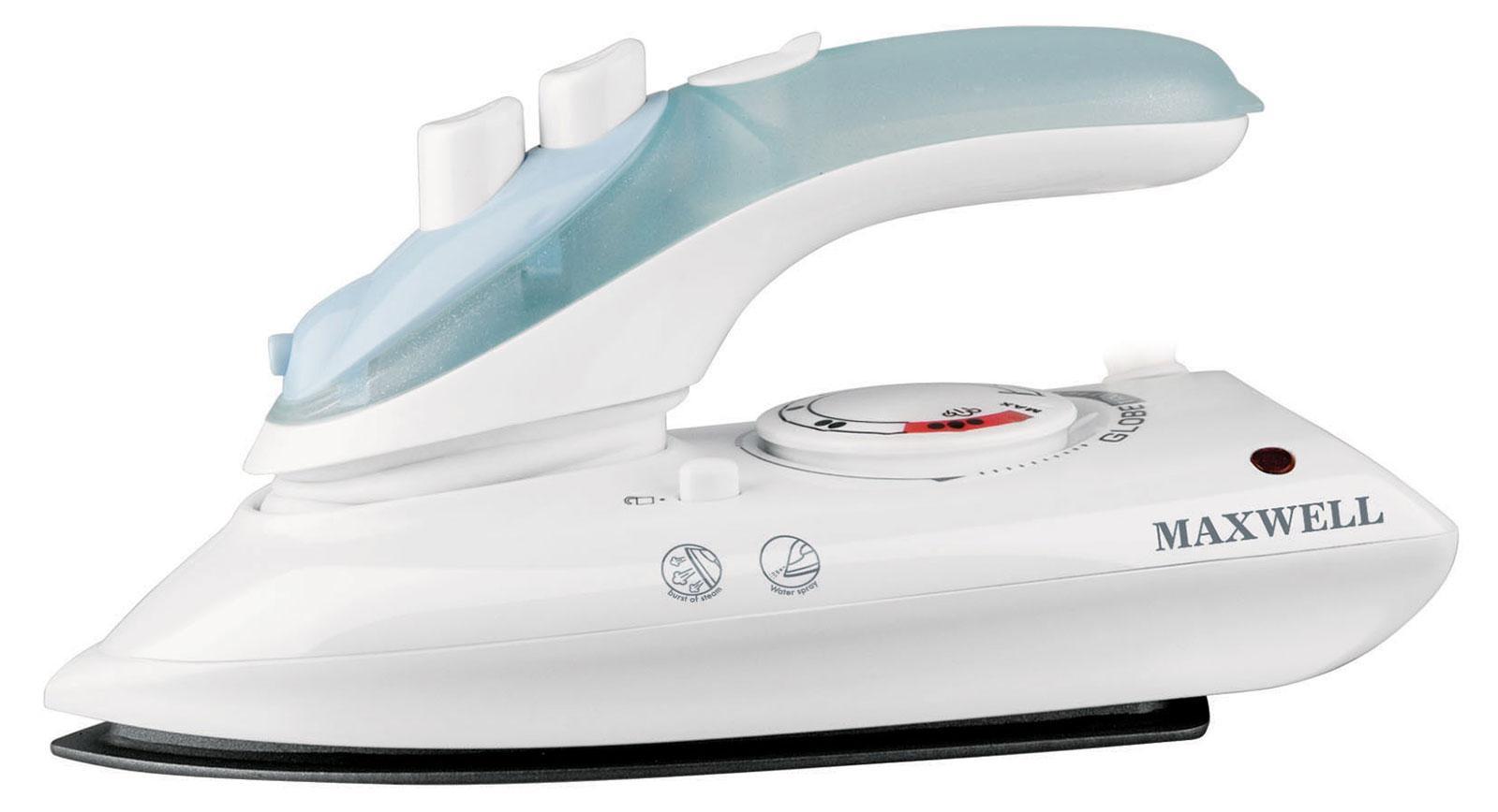 Maxwell MW-3012 утюгMW-3012 Maxwell MW-3012 утюгMW-30123012-MW(W) Утюг дорожный Maxwell, (1000 Вт.)