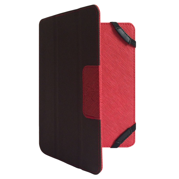 Snoogy DoubleSide SN-DS-U7 чехол для планшета 7, Red BrownSN-DS-U7-red/brn Snoogy DoubleSide SN-DS-U7 чехол для планшета 7, Red BrownSN-DS-U7-red/brnУниверсальный двусторонний чехол Snoogy DoubleSide SN-DS-U7 для планшетов с диагональю экрана 7. Чехол придуман и изготовлен полностью в России из качественной ПУ-кожи и ткани оксфорд. Держатель устройства - перекидные резинки, которые крепко фиксируют планшет. Ко всем элементам планшета имеется свободный доступ. Передняя крышка служит подставкой для альбомной ориентации планшета. Упаковка для чехла представляет собой самостоятельный продукт - она выполнена в качестве косметички и может использоваться для хранения и перевозки полезных мелочей.
