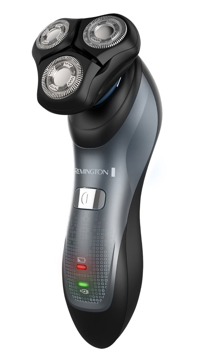 Remington XR1330 электробритваXR1330 Remington XR1330 электробритваXR1330Remington XR1330 - небольшая, но функциональная бритва, которая работает до 50 минут в беспроводном режиме, благодаря литиевому аккумулятору, что обеспечивает комфортное бритье. Кроме того бритва снабжена подставкой для подзарядки для максимально удобного использования. Технология HyperFlex совмещает в себе плавающие головки и подвижное основание бритвы, что благодаря чему бритва может поворачиваться на 360°. Следование бритвы контурам лица позволяет уменьшить раздражение кожи. Remington всегда уделяет важнейшее внимание современному дизайну и исполнению, и теперь это известно во всем мире. Мнением экспертов конкурса Red Dot Award в 2014 бритвы серии HyperFlex стали победителем в номинации за высокое качество и инновационное исполнение. Теперь и вы можете воспользоваться бритвой с признанным дизайном и совершенной технологией бритья. Время зарядки: 4,5 часа Автоматический выбор напряжения в сети