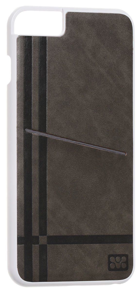 Promate Slit-i6P чехол для iPhone 6 Plus, Grey00008328 Promate Slit-i6P чехол для iPhone 6 Plus, Grey00008328Promate Slit-i6P - элегантный чехол, защищающий ваш iPhone 6 Plus жесткой оснасткой из высококачественного поликарбоната и изумительного качества кожей. На задней поверхности этого надежного защитного чехла предусмотрен специальный карман, где можно хранить кредитные карты, визитные карты или мелкие деньги. Полный доступ ко всем кнопкам и портам телефона завершает образ идеального чехла для стильных людей.