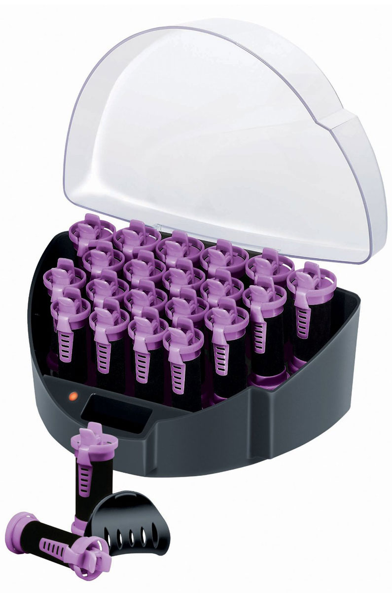 Remington KF40E Fast Curls электробигуди, 20 штKF40E Remington KF40E Fast Curls электробигуди, 20 штKF40EБигуди – прекрасный выбор для тех, кто все время торопится: накрутив волосы на бигуди, вы можете наслаждаться утренним кофе, не тратя время на завивку отдельных прядей. Бархатистая поверхность электробигудей Remington KF40E Fast Curls не только приятна на ощупь, она предохраняет волосы от перегрева. Крохотные волоски нежно и прочно фиксируют прядь на поверхности, не давая ей съехать в центр бигуди. В результате волосы прогреваются более равномерно, а завивка получается более щадящей и сохраняется дольше. Вот уже более 70 лет компания Remington занимается производством техники для ухода за волосами. Специалисты компании являются экспертами в области инноваций, мы работаем с передовыми технологиями и сотрудничаем с ведущими мировыми парикмахерами-стилистами для того, чтобы производить электроприборы для укладки волос, которые эффективно работают, бережно ухаживают за вашими волосами и неизменно дают великолепные результаты. Эти умные бигуди обладают уникальной...