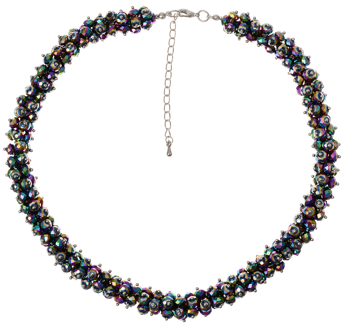 Ожерелье Fashion House, цвет: серебряный, мультицвет. FH28049FH28049 Ожерелье Fashion House, цвет: серебряный, мультицвет. FH28049FH28049Оригинальное ожерелье Fashion House выполнено в виде основы из прочной нейлоновой нити на которую нанизаны граненые бусины. Изделие застегивается на практичный замок-карабин, длину ожерелья возможно регулировать при помощи дополнительных звеньев в цепочке. Изящное ожерелье придаст вашему образу изюминку, подчеркнет красоту и изящество вечернего платья или преобразит повседневный наряд.