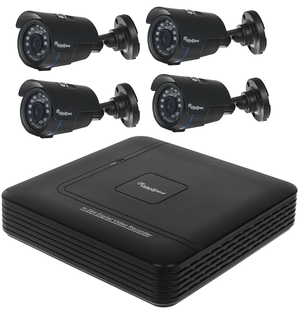 Video Control VC-4SD5 комплект видеонаблюденияVC-4SD5 Video Control VC-4SD5 комплект видеонаблюденияVC-4SD5Комплект видеонаблюдения Video Control VC-4SD5 - это оптимальное и высококачественное решение для создания системы видеонаблюдения в квартире или загородном доме, офисе или магазине, даче или складе, на улице или в помещении. Изначально комплект видеонаблюдения Video Control был создан таким образом, чтобы установить его мог любой человек за 15 минут и при этом не требовалось бы никаких специальных навыков. Инсталляция системы видеонаблюдения Video Control не сложнее, чем подключение игровой приставки или DVD плеера к телевизору. В одной коробке собрано все, что необходимо, чтобы быстро развернуть качественную систему видеонаблюдения в любом помещении или на улице. Теперь Вам не нужно тратиться на монтаж и настройку и при этом Вы можете быть уверены в надежной защите Вашей квартиры или дачи или любой другой недвижимости. Video Control VC-D5USB представляет из себя современный компактный цифровой видеорегистратор, позволяющий записывать изображение,...