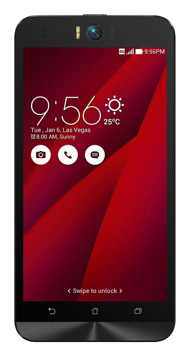 ASUS ZenFone Selfie ZD551KL (16GB), Red (90AZ00U8-M01270)90AZ00U8-M01270 ASUS ZenFone Selfie ZD551KL (16GB), Red (90AZ00U8-M01270)90AZ00U8-M01270Asus Zenfone Selfie ZD551KL - инновационное сочетание современных технологий, модных трендов и безупречного качества изготовления. В этом смартфоне есть все, чтобы увидеть себя в самом лучшем свете - две отличные камеры с множеством специальных режимов съемки, удобный интерфейс ZenUI и высококачественный экран. Отличительной особенностью смартфона ZenFone Selfie является высококачественная фронтальная камера с технологией PixelMaster, разрешением 13 мегапикселей, большой диафрагмой (F/2,2) и 88-градусным объективом, причем в режиме панорамных селфи она дает возможность снимать фотографии, охватывающие угол до 140 градусов. И фронтальная, и тыловая камеры смартфона оснащены двухцветной светодиодной вспышкой. В обоих применены современные компоненты от Largan и Toshiba, а в тыловой также реализована высокоскоростная система лазерной автофокусировки. Благодаря поддержке системы жестового управления ZenMotion, для перевода смартфона ZenFone Selfie в ...