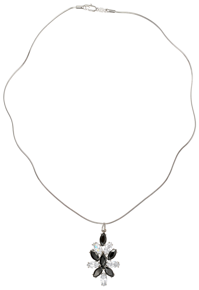 Колье Taya, цвет: серебристый, белый, черный. T-B-7020T-B-7020-NECK-SL.WHITE Колье Taya, цвет: серебристый, белый, черный. T-B-7020T-B-7020-NECK-SL.WHITEОригинальное колье Taya выполнено из металлического сплава. Колье представляет собой цепочку тонкого плетения с кулоном, оформленным стразами. Изделие застегивается при помощи замка-карабина. Длина колье регулируется. Такое колье подойдет как для вечернего образа, так и на каждый день для завершения вашего наряда.