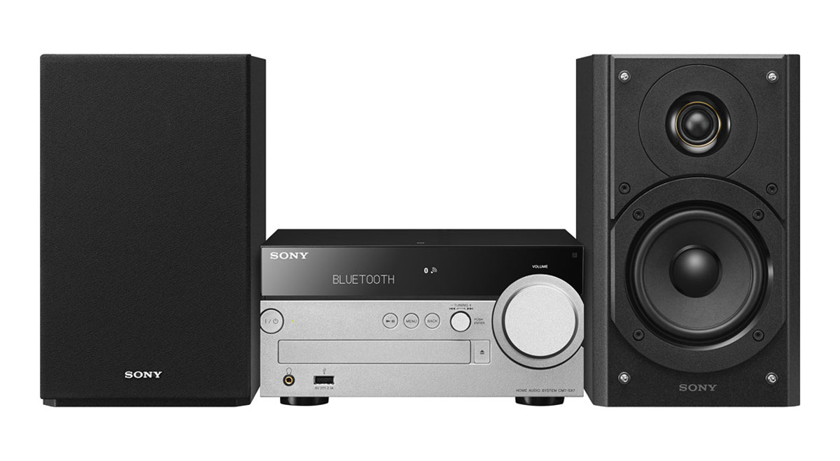 Sony CMT-SX7 микросистемаCMTSX7.RU1 Sony CMT-SX7 микросистемаCMTSX7.RU1Насладитесь каждым нюансом и звуком студийного качества с микросистемой Sony CMT-SX7. Полный набор функций и возможностей собраны в одном месте — слушайте компакт-диски, аудиофайлы, музыкальные онлайн-сервисы в качестве, приближенном к звуку высокого разрешения благодаря DSEE HX. Полный комфорт прослушивания и разнообразие вариантов: можно слушать радио или подключиться по беспроводной сети к другому устройству по Wi-Fi или Bluetooth с поддержкой стандарта LDAC. Также можно слушать музыку в любом уголке вашего дома благодаря поддержке создания мультирум-системы. Переход на аудио высокого разрешения можно сравнить с переходом к стандарту видео высокой четкости — звук стал выразительнее, чем у MP3 и компакт-дисков, что позволяет расслышать каждую ноту и тончайшие оттенки. А цифровой усилитель S-Master HX сокращает возможные искажения и гарантирует яркие впечатления от прослушивания. Усилитель S-Master HX в сочетании с технологией DSEE HX...