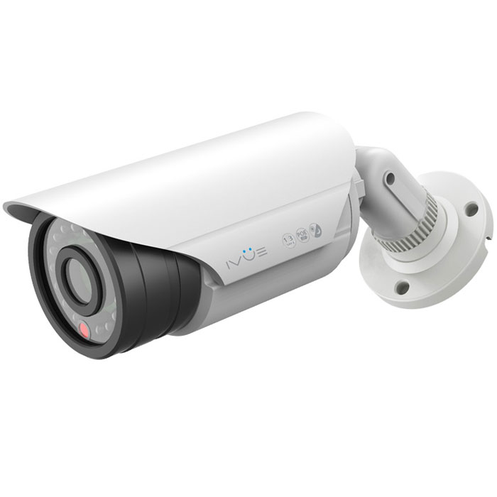 IVUE IPC-OB13F36-30PLL IP камера видеонаблюдения2000000000404 IVUE IPC-OB13F36-30PLL IP камера видеонаблюдения2000000000404IP камера IVUE IPC-OB13F36-30PLL имеет разрешение 1280х960, поддерживает функцию PoE (питание через локальную сеть), полная совместимость с браузером Internet Explorer и полная совместимость со всеми мобильными платформами, такими как Apple и Android. Так же в устройстве предусмотрены функции маскировки отдельной области, функция обнаружения движения и тревоги по датчику, стандарт сжатия видео H.264. PoE (Power other Ethernet) - это технология, позволяющая передавать данные и электропитание одновременно через сетевой кабель витая пара удалённо подключенному устройству. При использовании данной технологии, потребность в использовании кабелей питания пропадает, что существенно облегчает монтаж видеокамер. Передача данных и питания происходит на расстоянии до 100 метров сетевого кабеля. Основным стандартом PoE технологии является лицензируемый стандарт IEEE802.3af. Совместимость с мобильными операционными системами позволяет пользователям видеонаблюдения...