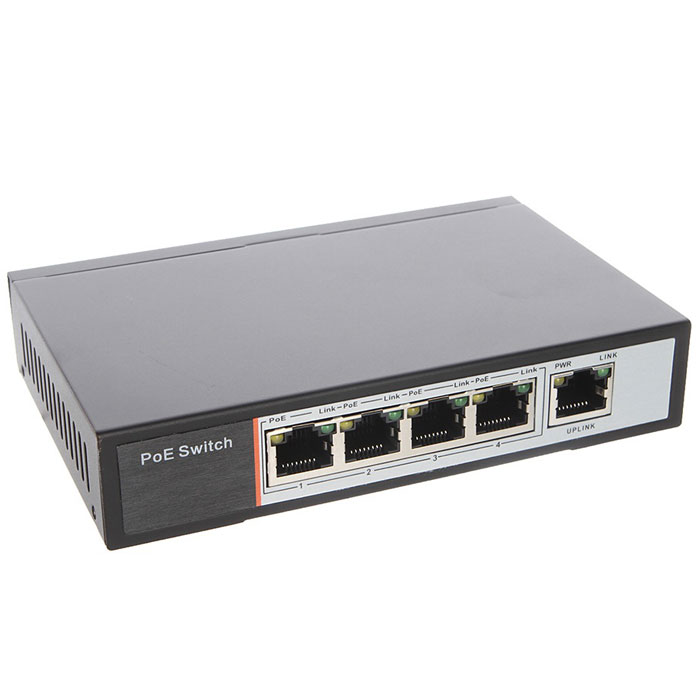 IVUE PS5-4 коммутатор2000000000169 IVUE PS5-4 коммутатор2000000000169Коммутатор IVUE PS5-4 имеет четыре 100-мегабитных PoE порта мощностью 15.4 Вт каждый, к которым можно подключать такие устройства как IP видеокамеры, беспроводные точки доступа и системы VoIP телефонии.Подходит для монтажа в стойку. Специальная технология обеспечивает автоматическое определение 15,4 Вт на каждый порт для PoE устройств стандарта 802.3af. Повышает производительность в локальных сетях с объёмом траффика в 1 Гб/с, снижая нагрузку на сеть. Светодиодные индикаторы отображают состояние устройства для эффективного устранения неполадок. 4-е порта с PoE IEEE 802.3af Обеспечивает до 15.4 Ватт для PoE на каждый порт Пропускная способность 1 Гб/c PoE: разъёмы коннектора RJ45 под номером 3 и 6 для питания (-) и разъёмы под номерами 1 и 2 для питания (+) Стандарты IEEE 802.3 10Base-T; IEEE 802.3u 100Base-TX; IEEE 802.3ab 1000Base-T; IEEE 802.3af Power over Ethernet (PoE); IEEE 802.3x Flow Control Передача данных Ethernet: 10/100 Мбит/с (Half...