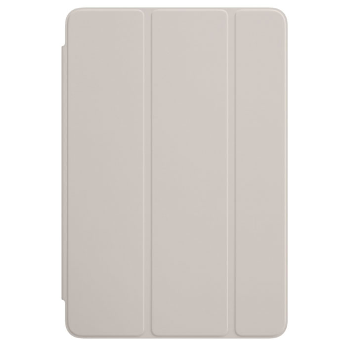 Apple Smart Cover чехол для iPad mini 4, StoneMKM02ZM/A Apple Smart Cover чехол для iPad mini 4, StoneMKM02ZM/AОбложка Apple Smart Cover для iPad mini 4 создана из цельного листа полиуретана, чтобы защищать переднюю поверхность вашего устройства. Smart Cover автоматически выводит iPad из режима сна при открытии и переводит в режим сна при закрытии. Она складывается различными способами, что позволяет использовать её как подставку для чтения, просмотра фильмов, набора текста или звонков FaceTime. Обложка снимается и надевается очень легко - в любой момент.