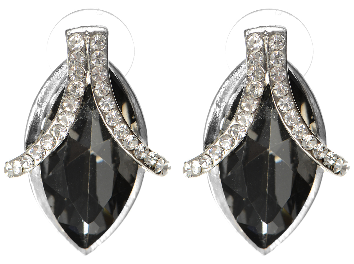 Серьги Taya, цвет: серебряный. T-B-10295T-B-10295-EARR-SL.HEMATITE Серьги Taya, цвет: серебряный. T-B-10295T-B-10295-EARR-SL.HEMATITEЭлегантные серьги Taya выполнены в виде бутонов тюльпанов из бижутерийного сплава и дополнены вставками из стеклянных кристаллов. Изделие застегивается на практичный замок-гвоздик с металлическими фиксаторами. Оригинальные серьги придадут вашему образу изюминку, подчеркнут индивидуальность.