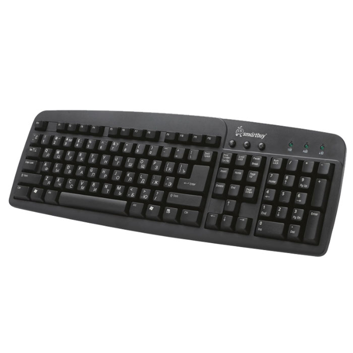 SmartBuy SBK-108 PS/2, Black клавиатураSBK-108P-K SmartBuy SBK-108 PS/2, Black клавиатураSBK-108P-KКлассическая проводная клавиатура SmartBuy SBK-108 для настольного компьютера оснащена интерфейсом PS/2. Она проста в обращении и послужит для вас отличным помощником как дома, так и в офисе!