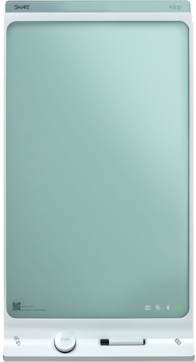 SMART kapp 42 электронный флипчарт526 SMART kapp 42 электронный флипчарт526Можно ли изобрести флипчарт заново? Оказывается, можно. SMART kapp 42 - это интерактивное устройство нового поколения. Больше не нужно переписывать, фотографировать или запоминать всё, что написано. Более того, чтобы видеть записи, совсем не обязательно находиться со SMART kapp 42 в одном помещении. Просто отсканируйте QR-код на лицевой панели SMART kapp 42 с помощью смартфона или откройте присланную организатором мероприятия ссылку на вашем компьютере, и вы сможете видеть на экране всё, что пишет или рисует спикер в режиме реального времени. Впоследствии все данные можно сохранить в виде рисунков или pdf - файлов. Еще одним преимуществом SMART kapp перед бумажными флипчартами является отсутствие необходимости в постоянной покупке бумаги. Размер рабочей поверхности устройства 42 дюйма, ориентация портретная. Как и обычный флипчарт, SMART kapp 42 не требует специальных знаний. Для начала просто включите устройство в розетку! Используйте для записей самый...