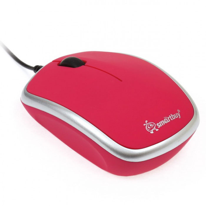SmartBuy SBM-313, Pink Silver мышьSBM-313-IS SmartBuy SBM-313, Pink Silver мышьSBM-313-ISПроводная мышь SmartBuy SBM-313 подходит для работы с ноутбуком и настольным ПК. Устройство выполнено в эргономичном дизайне и имеет симметричную форму, благодаря чему подходит для управления любой рукой. Оптический сенсор с высоким разрешением позволяет использовать устройство в различных графических приложениях и текстовых редакторах. SmartBuy SBM-313 не требует установки драйверов, достаточно просто подключить ее к USB-порту компьютера.