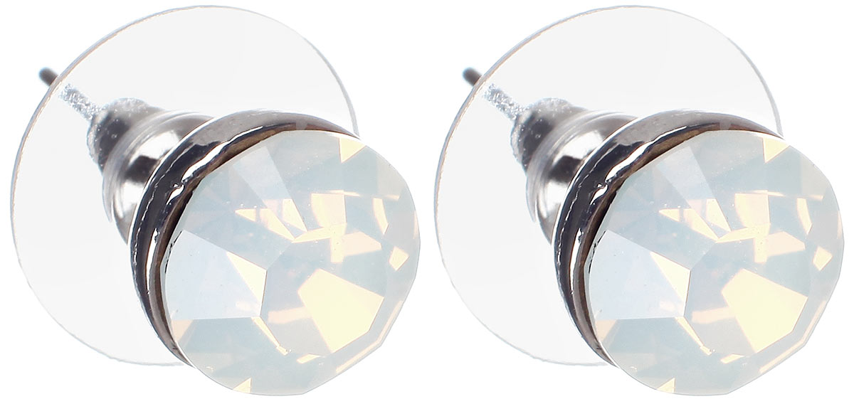 Серьги Taya, цвет: серебристый, опаловый. T-B-5679T-B-5679-EARR-RH.OPAL Серьги Taya, цвет: серебристый, опаловый. T-B-5679T-B-5679-EARR-RH.OPALОригинальные серьги-пуссеты Taya изготовлены из металлического сплава серебристого цвета. Модель дополнена вставкой из ограненного стекла. Серьги-пуссеты застегиваются на замок-гвоздик с пластиковыми заглушками. Такие серьги позволят вам с легкостью воплотить самую смелую фантазию и создать собственный, неповторимый образ.