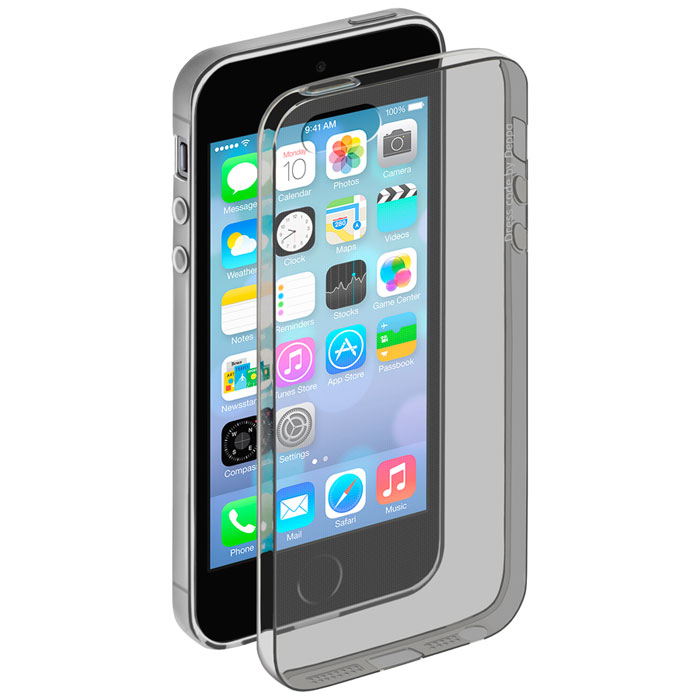 Deppa Gel Case чехол для Apple iPhone 5/5s, Clear Black85201 Deppa Gel Case чехол для Apple iPhone 5/5s, Clear Black85201Чехол Deppa Gel Case для Apple iPhone 5/5s предназначен для защиты корпуса смартфона от механических повреждений и царапин в процессе эксплуатации. Имеется свободный доступ ко всем разъемам и кнопкам устройства. Чехол изготовлен из TPU производства Bayer и имеет толщину 0,7 мм.