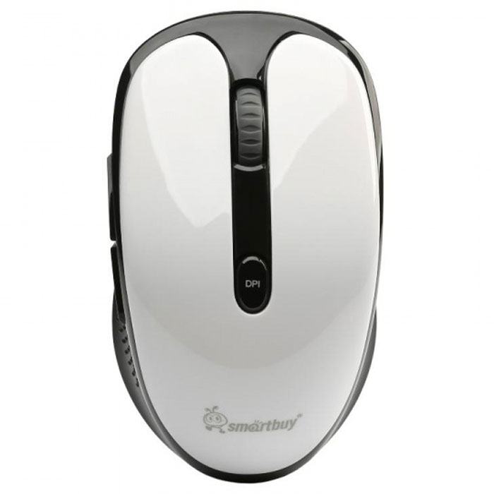 SmartBuy SBM-502, White мышьSBM-502AG-W SmartBuy SBM-502, White мышьSBM-502AG-WУдобная и стильная беспроводная мышь SmartBuy SBM-502 создана специально для удобного применения и обладает высокочувствительным оптическим сенсором, благодаря чему отлично работает практически на любых поверхностях. Клавиши устройства работают, не издавая звуков благодаря чему вы не помешаете окружающим. Разрешение оптического сенсора переключается в диапазоне 800 / 1000 / 1600 dpi, что способствует точному позиционированию курсора. Оптическая светодиодная мышка отличается удобной эргономикой, а ее форма подходит как левшам, так и правшам.