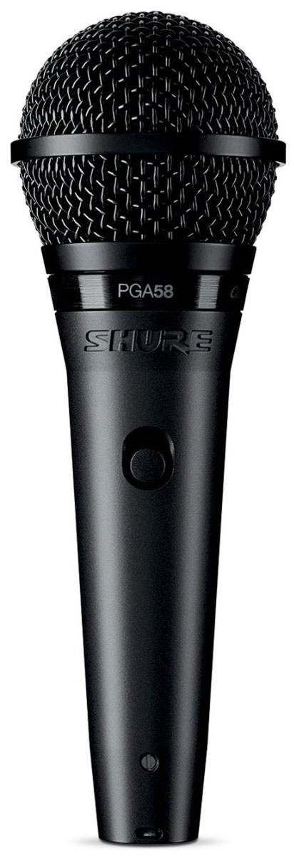 Shure PGA58-XLR микрофонPGA58-XLR Shure PGA58-XLR микрофонPGA58-XLRShure PGA58-XLR представляет собой кардиоидный вокальный микрофон c выключателем. Микрофон дополнительно комплектуется микрофонным кабелем с разъёмами XLR. Вокальный динамический, произведенный компанией Shure, создан для концертного и повседневного озвучивания вокала и музыкальных инструментов. Также он хорош для использования на небольших концертных площадках. Shure PGA58-XLR имеет кардиоидную диаграмму направленности, благодаря которой он прекрасно снимает звуковой сигнал, при этом эффективно подавляя нежелательные шумы, поступающие с тыльной стороны капсюля. Для изготовления капсюлей и передатчиков микрофона Shure PGA58-XLR инженеры используют качественные и высокотехнологичные материалы, что гарантирует конечное высокое качество. Это обеспечивает достаточно высокий уровень выходного сигнала при этом эффективно подавляя обратную связь. Частотные характеристики в диапазоне от 60 Гц до 15 кГц дают ясное и прозрачное звучание вокала. Вокальный микрофон с...