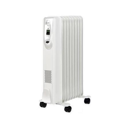 Ballu Comfort BOH/CM-09WDN масляный радиаторBOH/CM-09WDN Ballu Comfort BOH/CM-09WDN масляный радиаторBOH/CM-09WDNМаслонаполненные радиаторы BALLU – это мобильные и современные приборы, выполненные в эксклюзивном дизайнерском решении. Антикоррозийный состав защищает модели от негативных воздействий внешней среды, матовое текстурное покрытие увеличивает теплоотдачу на 20%, а высокоточный термостат нового поколения автоматически поддерживает температуру в помещении. Принцип действия Внутри герметичного металлического корпуса, наполненного минеральным маслом, находится электрическая спираль. При нагреве, она передает тепло маслу, масло передает тепло корпусу, а корпус - воздуху. Защитный антикоррозийный состав Protective coating - защищает от негативных воздействий внешней среды. Термостат нового поколения Opti-Heat - с функцией автоматического поддержания температуры. Оптимальная форма перфорации – увеличивает срок службы радиатора и обеспечивает более эффективный обогрев. Конструкция ножек High stability - полностью исключает возможность опрокидывания. Комплекс...