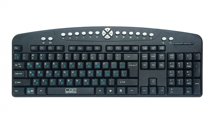 CBR KB 340GM клавиатураKB 340GM CBR KB 340GM клавиатураKB 340GMМультимедийные клавиши клавиатуры CBR KB 340GM для удобства расположены на правом бортике клавиатуры. Помимо кнопок управления музыкальными треками, на корпус также вынесен регулятор громкости, выполненный в виде двух slim-клавиш. На левом бортике корпуса CBR KB 340GM расположены клавиши быстрого доступа к популярным офисным приложениям, что, безусловно, ускорит работу на компьютере.Для удобства использования предусмотрены выдвигающиеся ножки, обеспечивающие наклон клавиатуры относительно поверхности стола, а встроенная подставка под запястья позволит избежать усталости рук при долгой работе. Любители быстрого набора оценят мягкий ход клавиш и точную отдачу, обеспечивающий не только тактильный комфорт при работе в текстовых редакторах, но и низкий уровень шума. Мультимедийные клавиши для удобства управления музыкальными треками выполнены в slim-формате и вынесены на правый бортик клавиатуры. Помимо кнопок на корпус вынесен регулятор громкости, выполненный в...