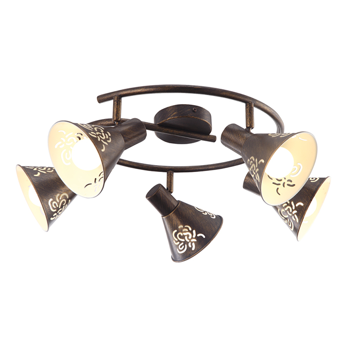 Светильник потолочный Arte Lamp CONO A5218PL-5BR Светильник потолочный Arte Lamp CONO A5218PL-5BR