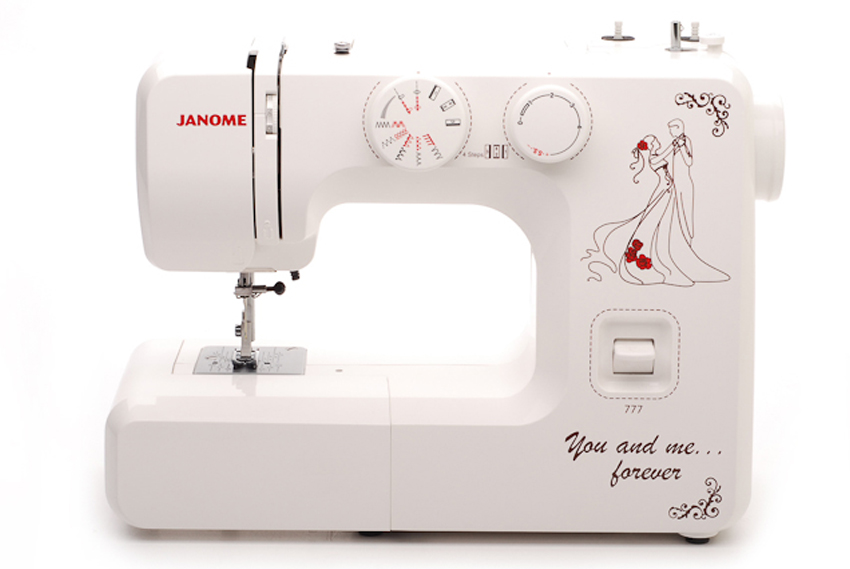 Janome 777 швейная машина4933621704230 Janome 777 швейная машина4933621704230Универсальная швейная машина Janome 777 работает со всеми видами тканей, в том числе джинса и кожа, трикотаж. Модель рассчитана на интенсивный режим эксплуатации. Имеет металлическую раму и металлический челночный механизм. свободный рукав регулировка скорости с помощью реостатной педали накладка на игольную пластину для вышивки и штопки шитье двойной иглой (приобретается отдельно) Выполняет рабочие операции: прямая, зигзаг, эластичные строчки для трикотажных тканей, отделка фестоном, оверлочная строчка, потайная подшивка низа, штопка, вышивка и т.п.