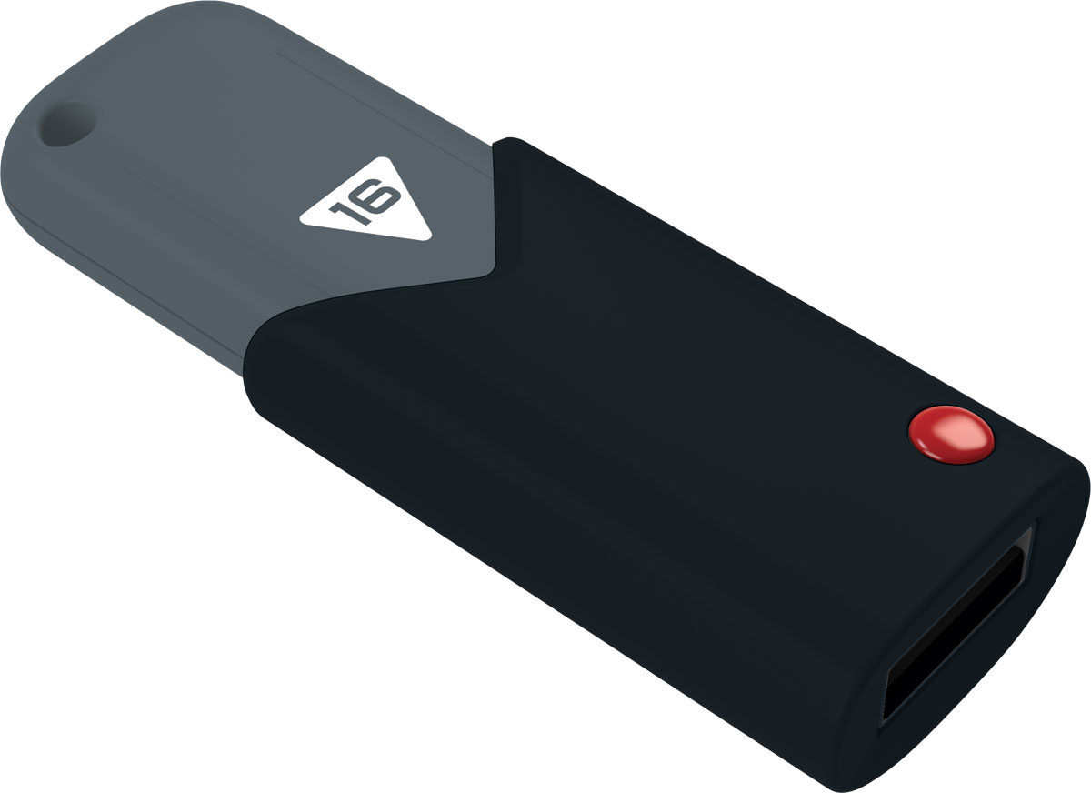 Emtec B100 16GB, Black Grey USB-накопительECMMD16GB103 Emtec B100 16GB, Black Grey USB-накопительECMMD16GB103Накопитель Emtec B100 может похвастаться ярким дизайном благодаря инновационному выдвижному USB- коннектору. Emtec B100 имеет приятную на ощупь поверхность и высокую скорость чтения/записи.