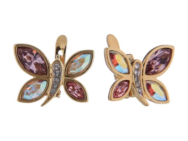 Серьги Jenavi Парк Бабочек. Доминика, цвет: золотой, мультиколор. e876q170e876q170 Серьги Jenavi Парк Бабочек. Доминика, цвет: золотой, мультиколор. e876q170e876q170Оригинальные серьги Jenavi из коллекции Парк Бабочек. Доминика изготовлены из гипоаллергенного ювелирного сплава, покрыты позолотом с родированием. Изделие застегивается на английский замок, который надежно зафиксирует серьги. Стильные серьги декорированы вставками из кристаллов Swarovski.