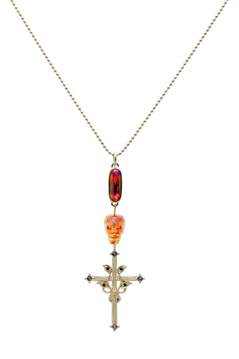 Кулон Jenavi Коллекция Crystal Skull Твизи, цвет: золотой, оранжевый. r810p911. Размер 2,5x8, цепь 55r810p911 Кулон Jenavi Коллекция Crystal Skull Твизи, цвет: золотой, оранжевый. r810p911. Размер 2,5x8, цепь 55r810p911Коллекция Crystal Skull, Твизи (Кулон) гипоаллергенный ювелирный сплав,Позолота , вставка Кристаллы Swarovski , цвет - золотой, оранжевый избегать взаимодействия с водой и химическими средствами