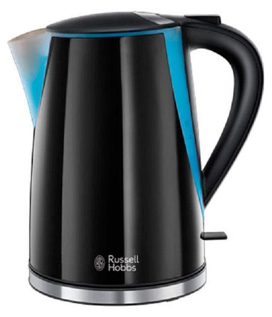 Russell Hobbs 21400-70 электрочайник21400-70 Russell Hobbs 21400-70 электрочайник21400-70Добавьте частицу модного стиля на вашу кухню с чайником Mode. Изящный и стильный, выполненный в прохладном оттенке черного цвета, с блестящими акцентами из нержавеющей стали и тиснением логотипа Russell Hobbs - абсолютная элегантность для любой рабочей поверхности. Объем 1.7 литра и приготовление до 6 чашек идеально подойдет для всей семьи или офисных кухонь. Встроенный отсек для хранения шнура избавит от лишних проводов и удобен для хранения чайника. База с вращением 360° будет удобна для пользования чайником левой или правой рукой.