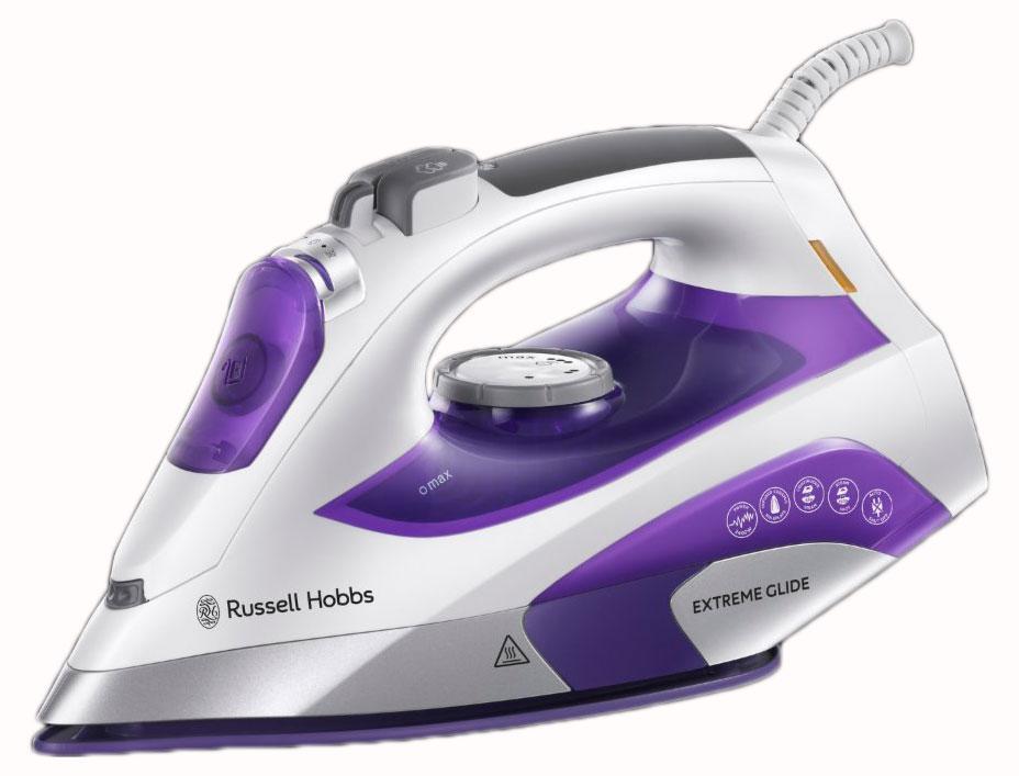 Russell Hobbs 21530-56 Еxtreme Glide утюг21530-56 Russell Hobbs 21530-56 Еxtreme Glide утюг21530-56Мощность 2400 Вт; Антипригарное керамическое покрытие подошвы – на 55% лучше скольжение; Турмалин в составе покрытия подошвы для снижения статического электричества; Подача пара 45 г; Паровой удар 150 г; Емкость для воды 350 мл; Шнур питания 2.5 м; Защита от накипи; Защита от капель; Сухое глажение/ Пар/ Увлажнение + Отпаривание; Регулировка пара; Функция самоочистки; Мощное вертикальное отпаривание